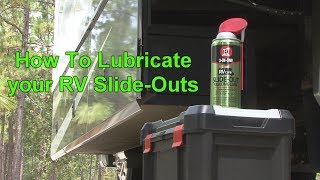 RV 101®  How to Lubricate your RV SlideOuts Using 3INONE® RV Care SlideOut Silicone Lube [upl. by Baniez]