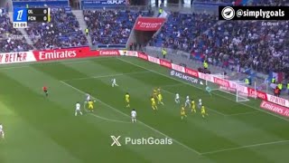 Nicolas Tagliafico Goal Lyon Vs Nantes 10 All Goals Analysis Extended Highlights Result [upl. by Josie613]