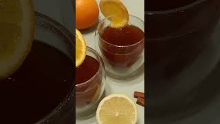 Hot punch is the simplest and most delicious cocktail made from orange lemon and red wine shorts [upl. by Gnol]