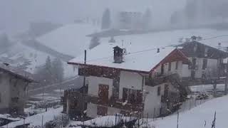 BERGAMO neve a 1000 metri a Oltre il Colle [upl. by Iam3]