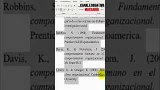 Cómo establecer SANGRÍA FRANCESA en WORD  NORMAS APA 7ma ED massarik normasapa word [upl. by Ailyn]