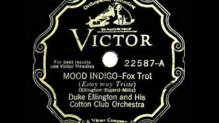 1931 HITS ARCHIVE Mood Indigo  Duke Ellington Victor version [upl. by Adamo]