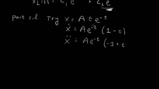 Particular solution of an ode resonance [upl. by Ainad]