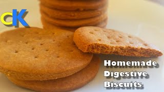 Homemade Digestive Biscuit Recipe [upl. by Inaflahk907]