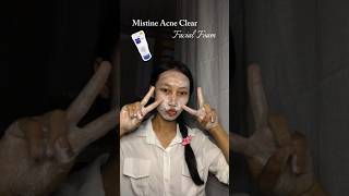 Facial Foam Review  Mistine Acne Clear MistineCambodia review skincare neaofficial [upl. by Kenlay]