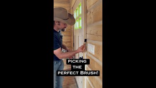 DIY guide to Log cabin Chinking  Picking the Perfect Brush [upl. by Marietta147]