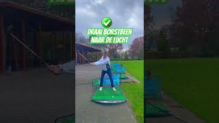 Hierdoor krijg je meer snelheid golfschoolgeldrop golf golfer golfswing golftips golfing [upl. by Eisteb]