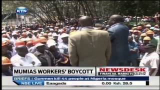 Mumias Sugar employees down their tools [upl. by Lais715]