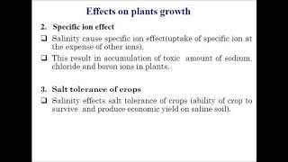 Effects of Saline Soil on Plant Growth  Salinity proves harmful for plants [upl. by Oleta]