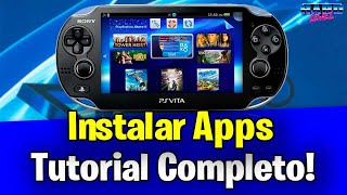 PS Vita  Tudo sobre VitaShell Gerenciamento de arquivos FTP e instalação de APPS [upl. by Ajan555]