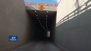 Ya está habilitado el túnel en el paso a desnivel Unicaes Santa Ana [upl. by Anedal551]