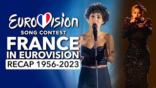 🇫🇷 France in Eurovision Song Contest 1956  2023  RECAP La France à lEurovision [upl. by Morie]