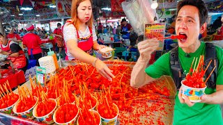 Thai Street Food Tour 🇹🇭 BEST FOOD at Chatuchak Weekend Market Bangkok [upl. by Ribaj]