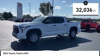 2022 Toyota Tundra SR5 Used 38991A [upl. by Rudwik]