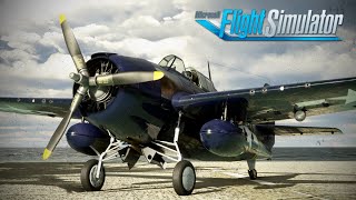 Another Superb Effort  Got Friends  Grumman F4F Wildcat Review  Microsoft Flight Simulator [upl. by Okir450]