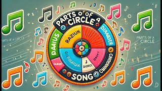 Parts of a Circle  Song [upl. by Harod294]