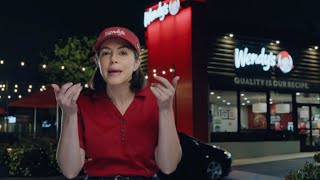 Wendys Commercial 2023 Night Mode Ad Review [upl. by Svend]