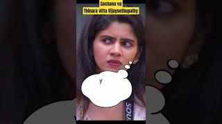 Bigg boss Sachana ku nose cut vijaysedhupathi trending bbs8 [upl. by Panthea]