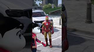 Gta 5  Ironman or spidy ne kiya challange shortsfeed shorts viral gtav [upl. by Scammon27]