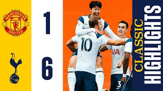 Spurs score SIX at Old Trafford  Man United 16 Tottenham Hotspur  CLASSIC HIGHLIGHTS [upl. by Ahsaetal]