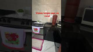 MINHA COZINHA COM FOGÃO A LENHA E MESA DE MADEIRAMORANDO NA ROÇA [upl. by Armallas]