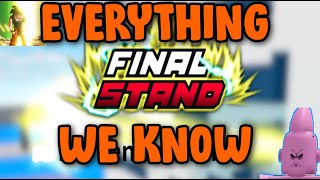 EVERYTHING WE KNOW ABOUT THE DBZ FINAL STAND REMASTER [upl. by Imij67]