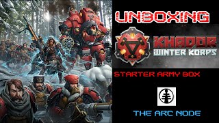 Warmachine Khador Winter Korps  Unboxing [upl. by Eelirol]