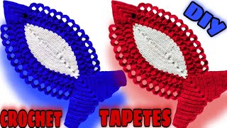 Tapetes tejidos a crochet Paso A Paso en español [upl. by Rollecnahc]