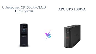 CyberPower CP1500PFCLCD vs APC BX1500M UPS Comparison 📦💻 [upl. by Cordier]