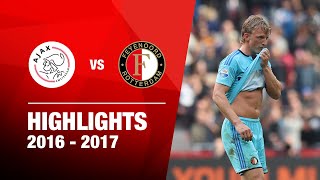 Highlights  Ajax  Feyenoord  Eredivisie 20162017 [upl. by Dahcir691]