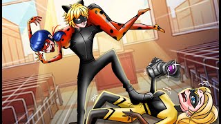 Chat Noir Defeats Chloé Bourgeois To Rescue Ladybug  Funny Animation  MIRACULOUS THE MOVIE [upl. by Barbour735]