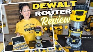 DeWalt Cordless Router Review EVERYTHING you NEED TO KNOW including Unboxing Instructions and Demo [upl. by Ynatil944]