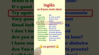 Inglês Aprenda frases mais úteis em inglês para principiantes [upl. by Isabelle]