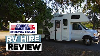 Cruise America RV Rental Review and Hiring Tips  Standard c25 [upl. by Icats66]