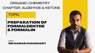 Preparation of Formaldehyde amp Formalin Laboratory Preparation  industrial preparation [upl. by Seek104]