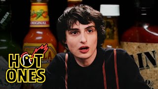 Finn Wolfhard Embraces Insanity While Eating Spicy Wings  Hot Ones [upl. by Bat]