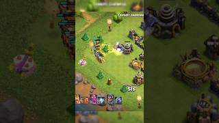 Druild Security 💥 Yeti Attack  Clash Of Clans  shorts coc clashofclans [upl. by Aronal]