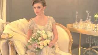 Vintage Wedding Fashion Photo Shoot Video  myweddingcom [upl. by Rettig176]