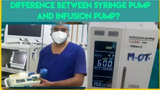 how to work Infusion pump infusion syringepump [upl. by Oirelav]