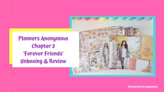 Planners Anonymous Chapter 2 Forever Friends Unboxing amp Review [upl. by Ailem819]