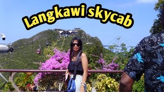 Langkawi tour Part 2 with Malaysian Ladies inside the Cable car [upl. by Ahsha]