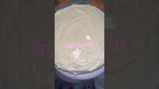 Cake box w homemade frosting baking dessertrecipes cakebox [upl. by Bonacci229]