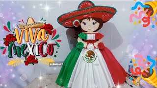 CÓMO HACER PIÑATA MEXICANA FÁCIL  COMO HACER PIÑATA MEXICANA DE RANCHERITA quotOquot CHARRITA [upl. by Eclud725]