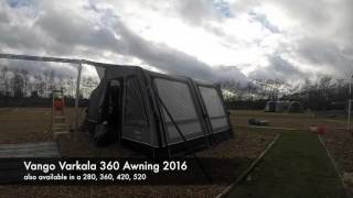 Vango Varkala 360 Awning 2016  Also Available in 280 420 and 520 [upl. by Rehttam336]