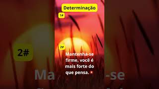 DETERMINAÇÃO STATUS FRASES CURTAS [upl. by Eilsew]