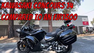 Kawasaki Concours 14 vs FJR1300 Which is the Ultimate Sport Touring Bike [upl. by Deste216]