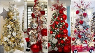 DECORACIÓN NAVIDAD 20232024🎄DECORACIONES NAVIDEÑAS ❄️ TENDENCIAS ❄️ ÁRBOLES DECORADOS 🎄 [upl. by Esinnej]