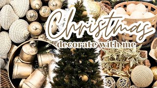 CHRISTMAS TREE DECORATE WITH ME 2023  HIGH END LOOK ON A BUDGET [upl. by Adnic]