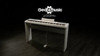 SDP2 Stage Piano by Gear4music White  Gear4music demo [upl. by Airbmac260]