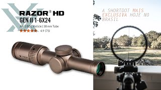 Luneta Vortex Optics Razor® HD Gen II 23 mil reais [upl. by Chancey47]